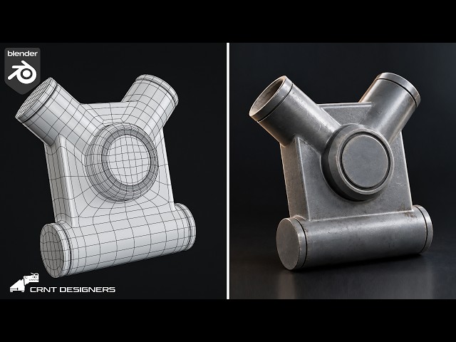 This Is How I Model Hard Surface Parts in Blender with Subdivision