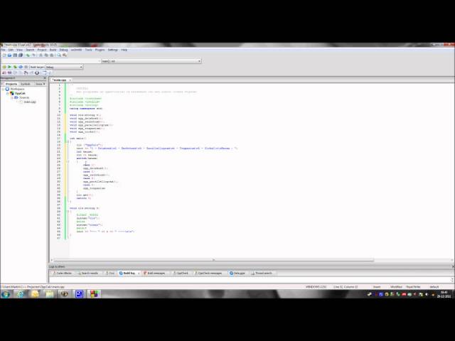 Speed Coding - Creating a simple C++ Program