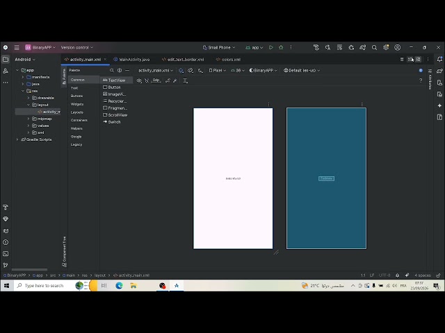 How to Create a Binary to Decimal Converter App in Android Studio | XML UI | Part 1 2026