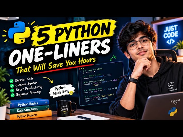 5 Python One-Liners That Will Save You Hours 😯