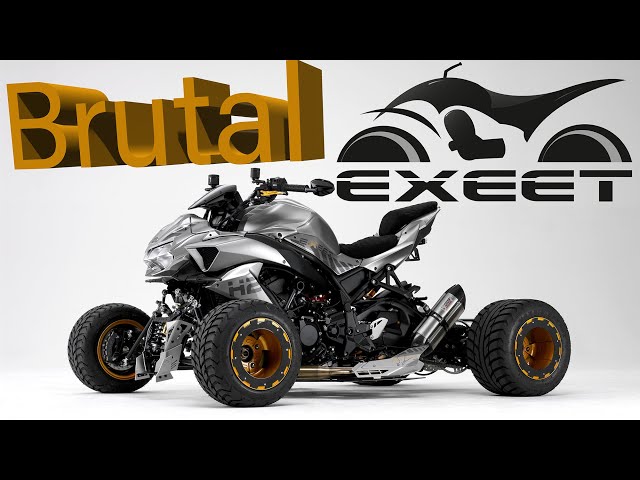 Quad ... motorcycle ... no, it's an Exeet