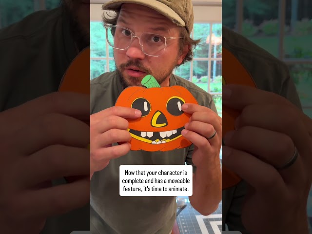 How to make a simple stop motion animation with just paper and your phone #diy #stopmotion