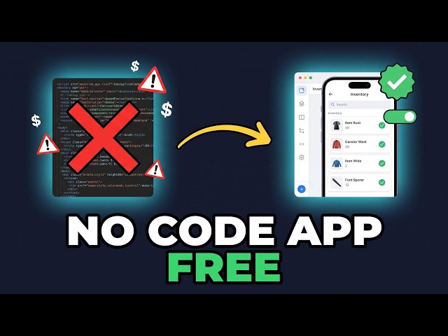 I Built an App Without Coding - You Won't Believe It Was Free