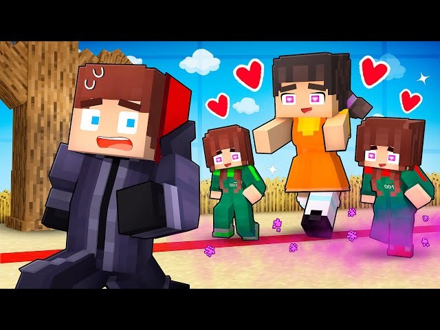 JJ Squid Game LOVE CURSE - Maizen Minecraft Animation