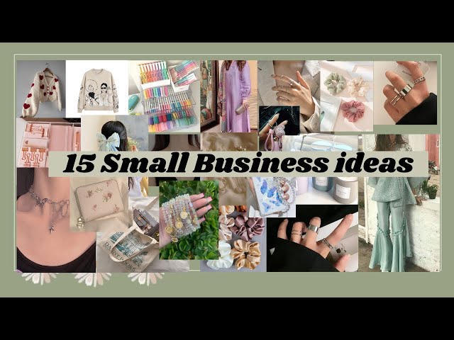 15 Business Ideas That Will Change Your Life in 2026 | Small  & Aesthetic Businesses #businessideas