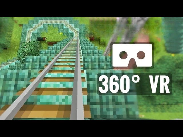 3D 360 video | Roller Coaster 360° 60fps New Minecraft 마인크래프트 Nintendo Labo Playstation VR PSVR