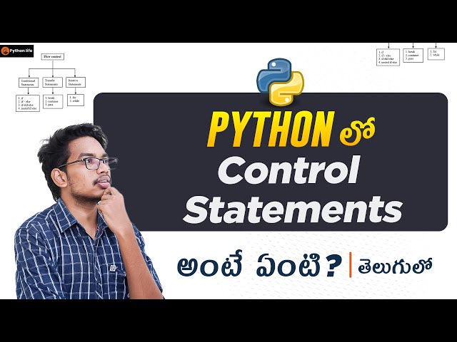 Control Statements in Python | Python Control Statements in Telugu | Python Tutorials in Telugu