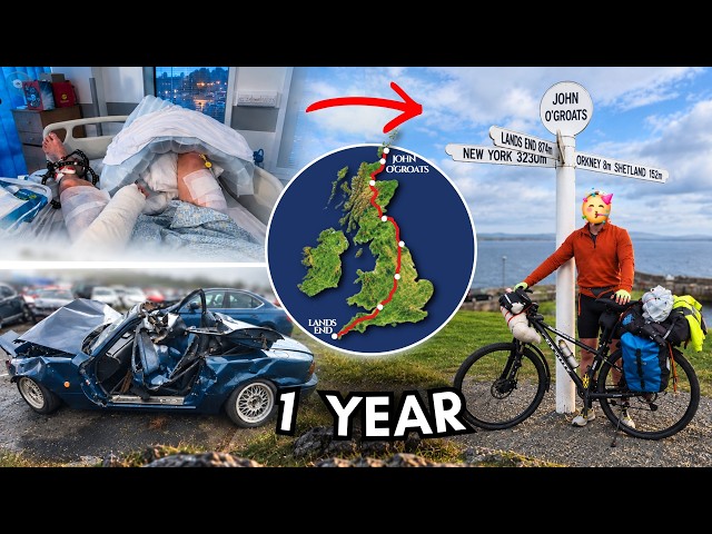 This is for you all: broken body to cycling the length of the UK... in just 1 year.