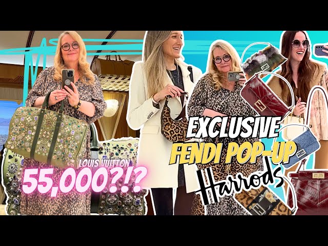 LUXURY SHOPPING at Harrods: £55k Louis Vuitton Bag, EXCLUSIVE FENDI POP-UP & Mirumi Charm and more