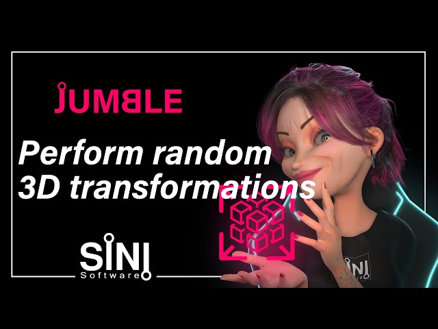 Randomly select and transform 3D geometry in 3ds Max with the Jumble plugin