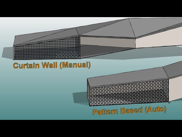 Everyday Revit (Day 340) - Curtain Panel Pattern Based Exercise
