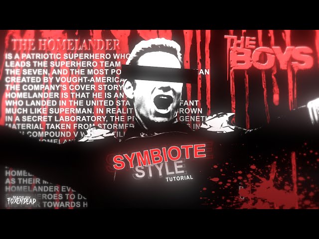 How to edit like Symbiote | Symbiote style tutorial on after effects