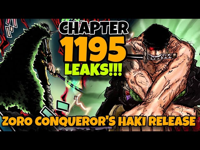 NAGWALA NA SI ZORO!! 😱 ZORO CONQUEROR'S HAKI RELEASE! One Piece Chapter 1195 Spoilers Tagalog Review