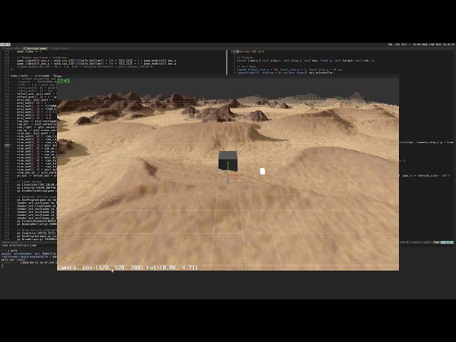 OpenGL voxel space engine demo (GLFW / Odin)