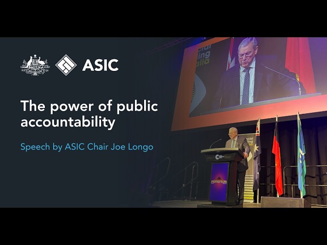 ASIC Chair Joe Longo's keynote address at the Financial Counselling Australia Conference