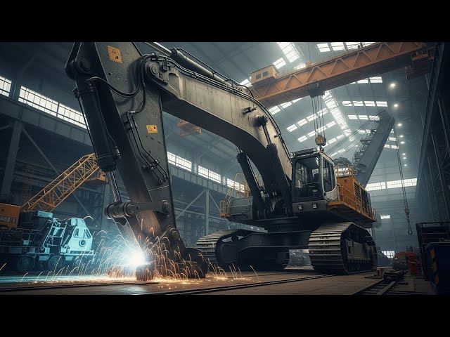 Inside a Heavy Megastructure Factory | How Giant Excavators Are Built