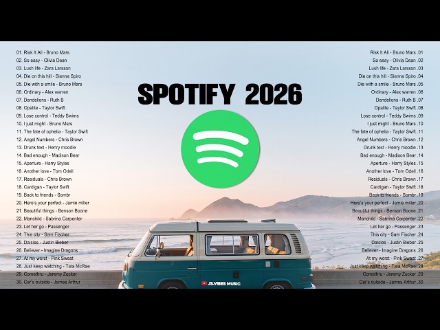 🦋Top Hits Music Spotify 2026🩶|| Chill Healing English Songs -- The Best Trending on Tiktok 2026
