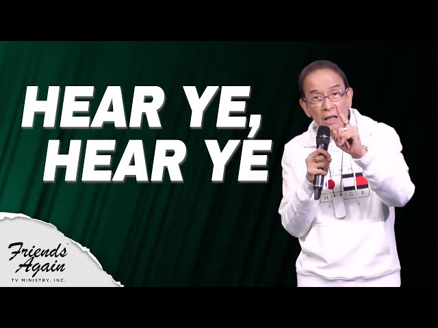 Hear Ye, Hear Ye | Friends Again