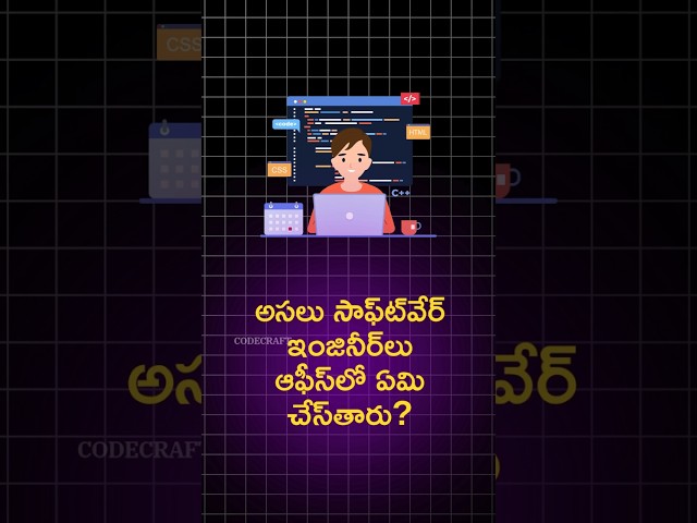 What exactly do software engineers do in Office? #programming #coding #telugu #telugucomedy