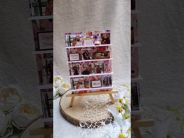 3D Miniature Frame || 3D Shelf Frame || Side Table Decor Frame || 3D Picture Frame || Wedding Gift