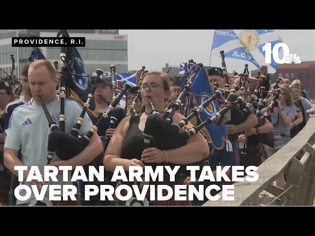 Scottish fans give back to Rhode Island as Tartan Army takes over Providence