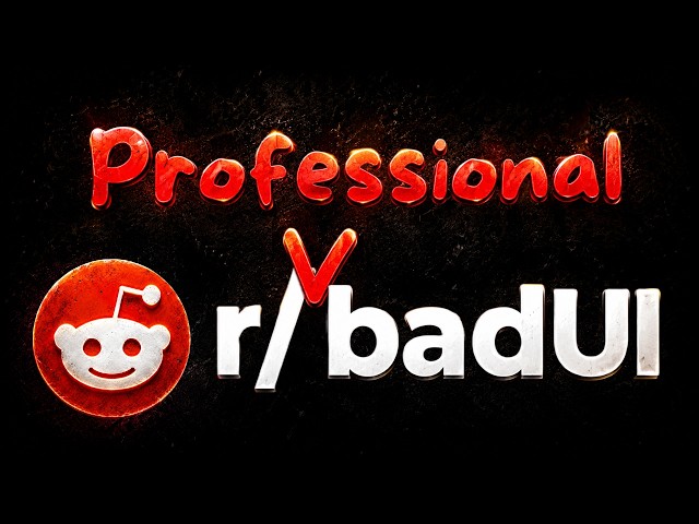 Bad UI, but it's professional grade