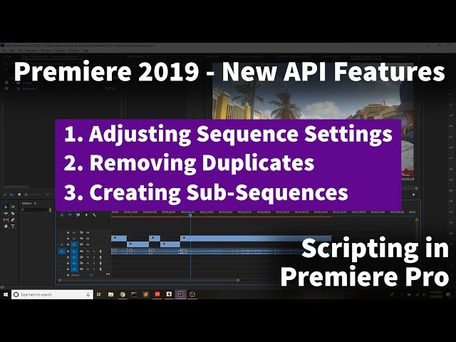 Premiere 2019  - New API Features