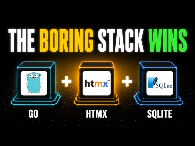Go + HTMX + SQLite: The Ultimate Stack for the AI Era