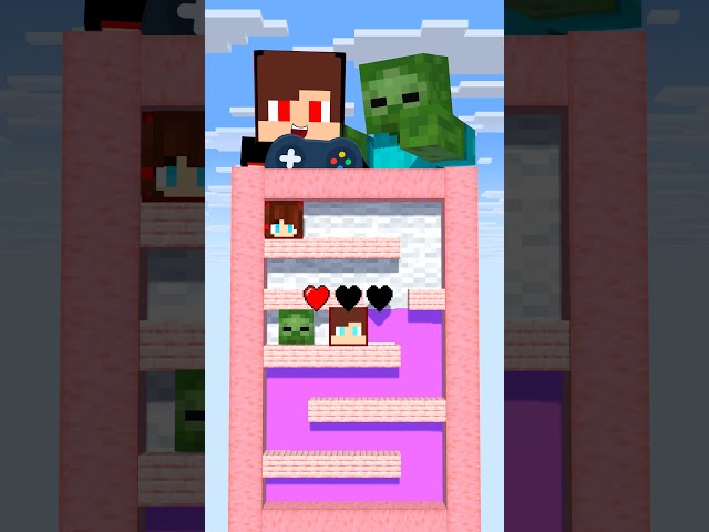 Dark JJ Maze Run Save Sister 🥸🤣 | Minecraft Animations