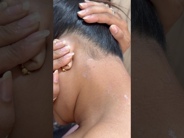 कान के पीछे के बाल कैसे निकालें? // Easy Ways to Remove Hair Behind Your Ears #waxing