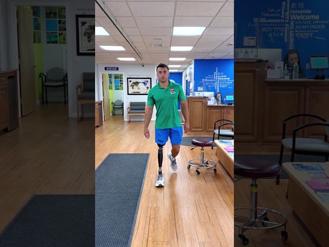 Louis's Transformation with an AK Prosthetic Leg