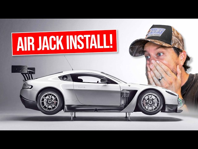 We Installed AirJacks on my Vantage GT3!