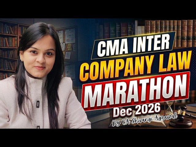 CMA Inter Company Law Marathon | Dec 2026