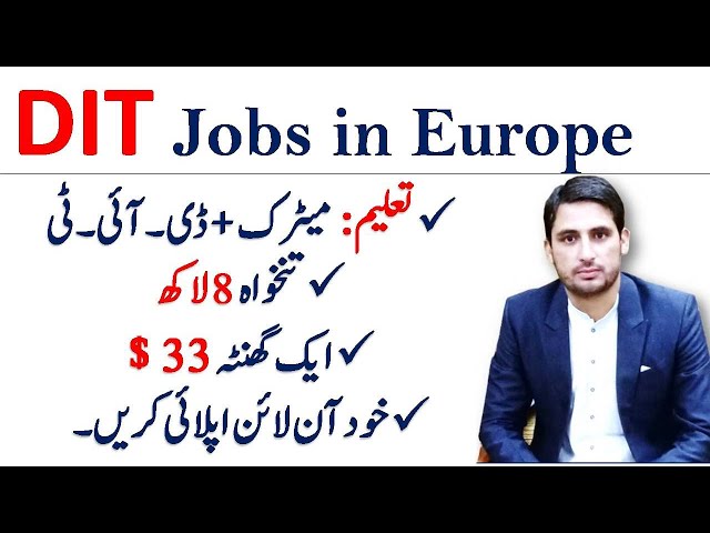 🌍 Top 5 DIT Course Jobs in Foreign Countries with high Salary
