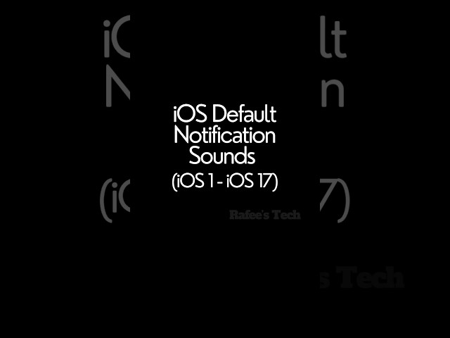 iOS default notification sounds! #shorts