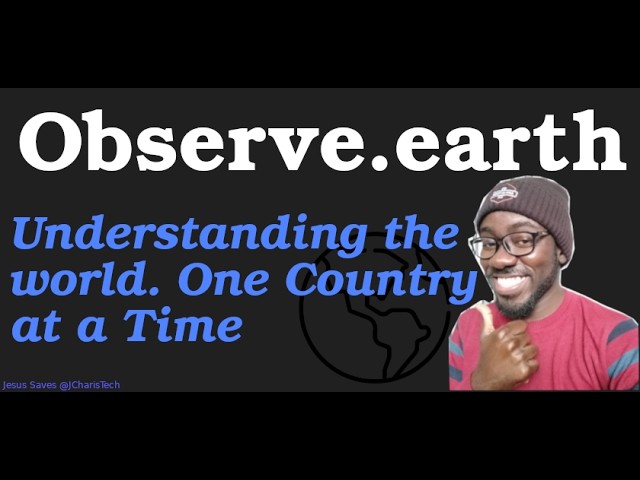 Observe.Earth - Monitoring Platform