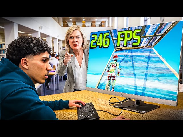 Secretly Optimizing a Library PC Until I Get 240+ FPS