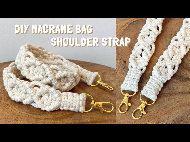 DIY Macrame Shoulder Bag Strap Tutorial