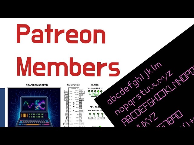 RTM-16 Project Update – BASIC Interpreter, New Fonts & Patreon Files