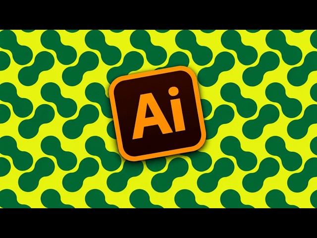 👉How to Create an Interlocking Shape Pattern in Adobe Illustrator 🔥