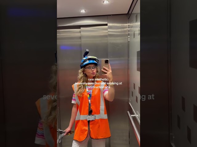 Overdressed for a construction site? #work #outfits