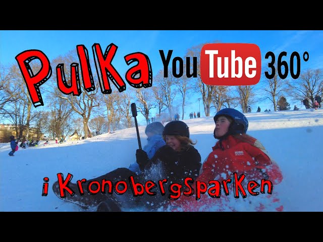 Pulka i Kronobergsparken 360 ❄️