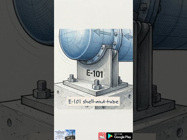 Q) Load path and critical design consideration for horizontal heat exchanger foundations?