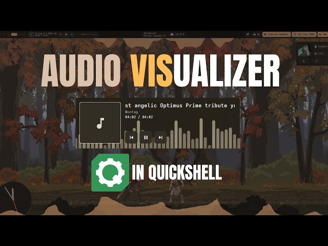 How to create an audio visualizer | Quickshell