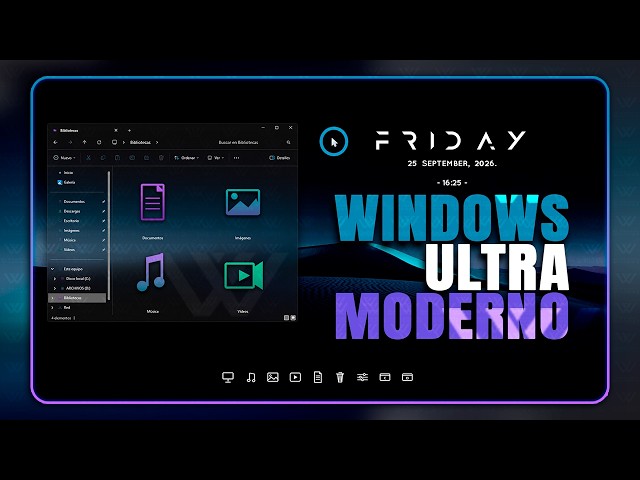 Cómo Personalizar Windows 11 Moderno Minimalista