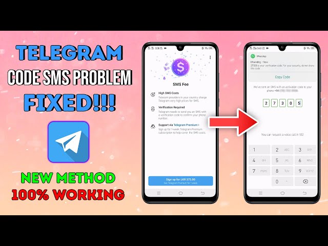 Telegram Code SMS Problem | Telegram SMS Fee Problem Fix!! (100% Working)