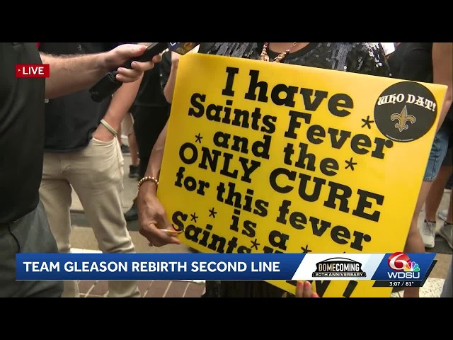 Saints fan says she has a "fever" only a win can cure