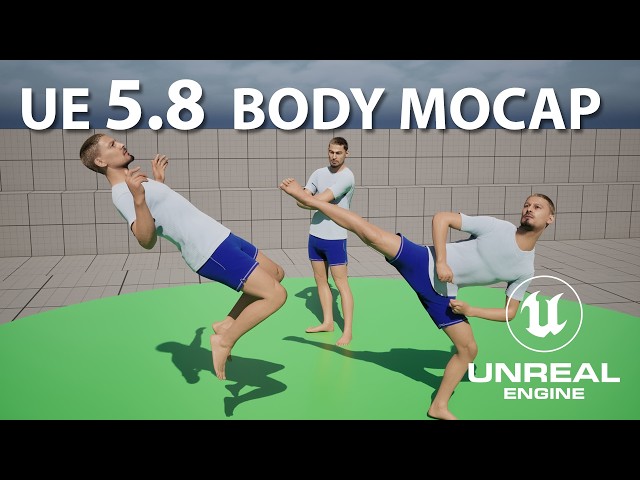 UE 5.8 - Full Body Motion Capture (Markerless, Free) - Tutorial