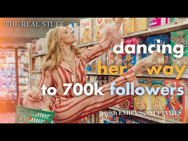 “I left my corporate job and now I dance in my driveway for a living.” (Emily Scott James)