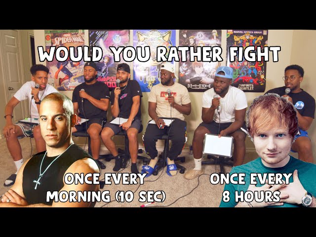BACK & FORTH - WOULD YOU RATHER: LIVE WITH RATS, ROACHES, OR SNAKES? FIGHT VIN DIESEL OR ED SHEERAN?